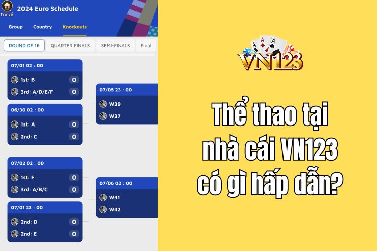 Thể thao tại nhà cái VN123 có gì hấp dẫn?